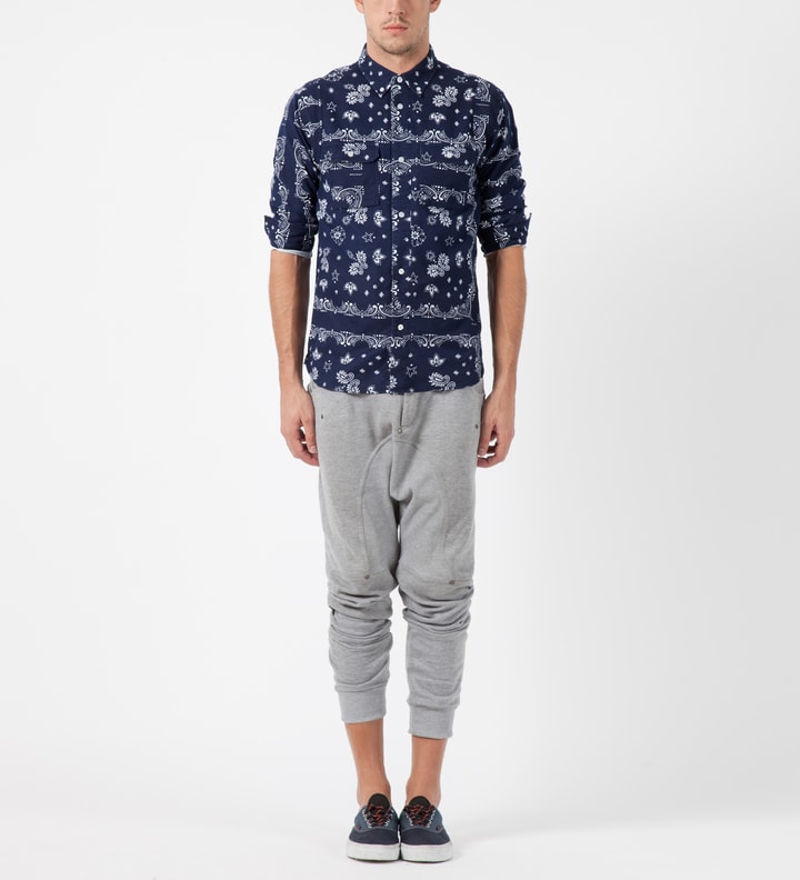 Navy Bandana Flannel Shirt Placeholder Image