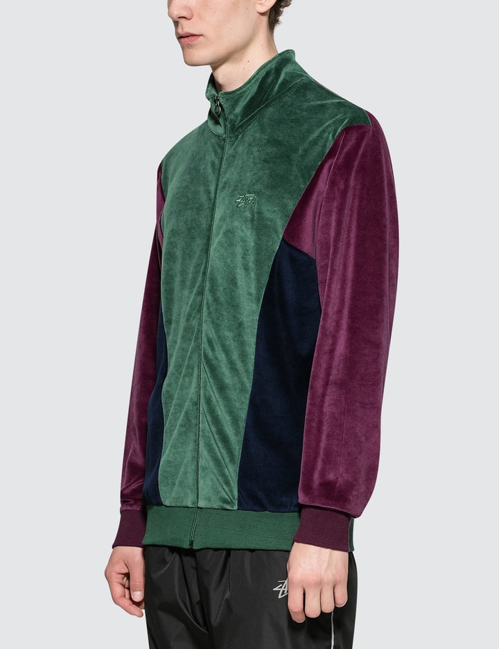 Velour Paneled Track Jacket Placeholder Image