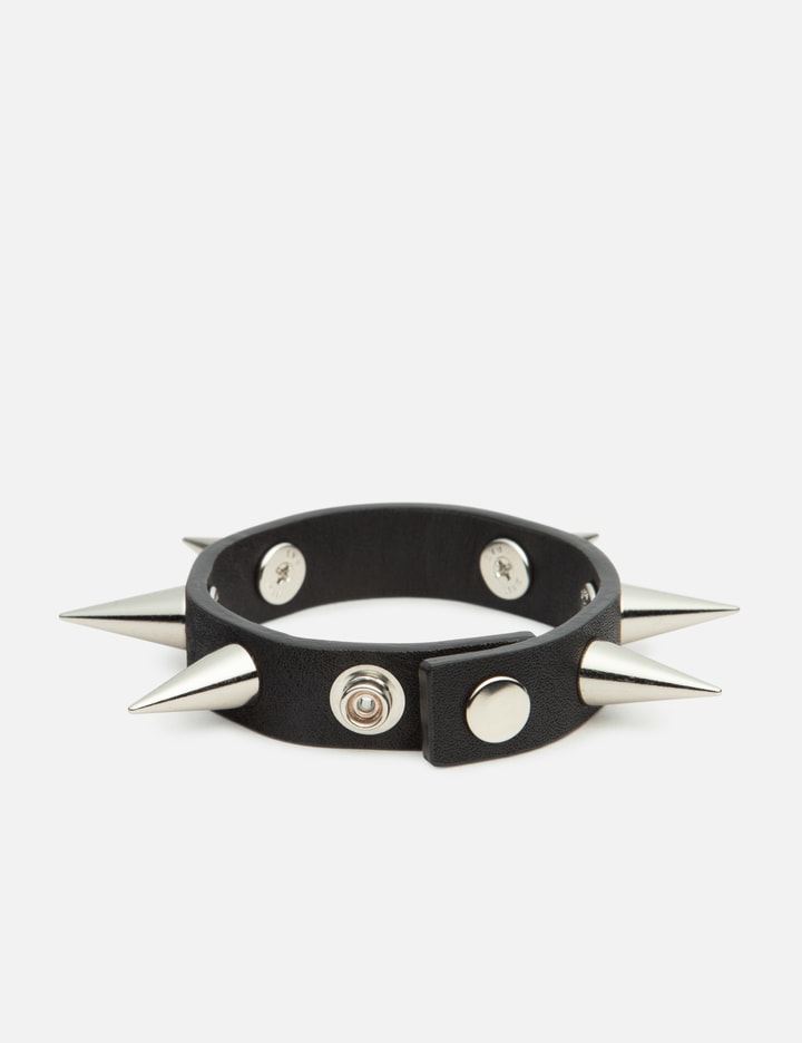 SPIKED LEATHER BRACELET Placeholder Image