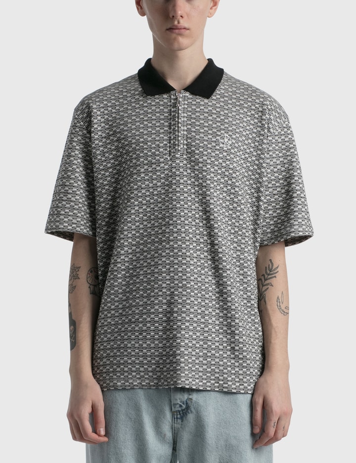 Supreme Nike Jacquard Polo Black