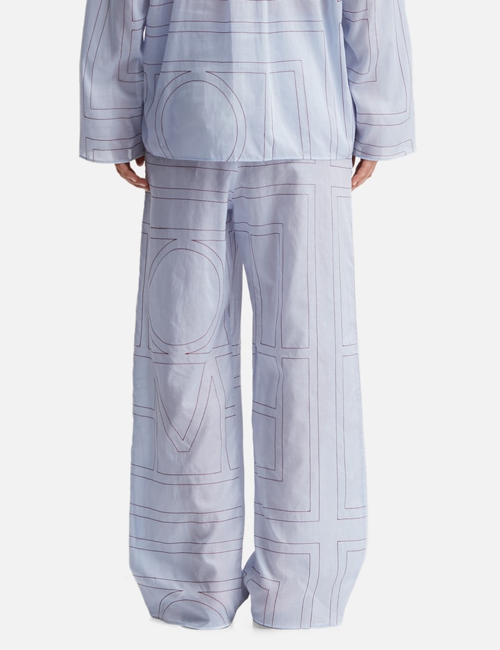 TOTEME Monogram Cotton-Blend PJ Bottoms