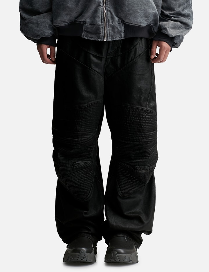 COATED BIKER ARMOURED PANTS Placeholder Image