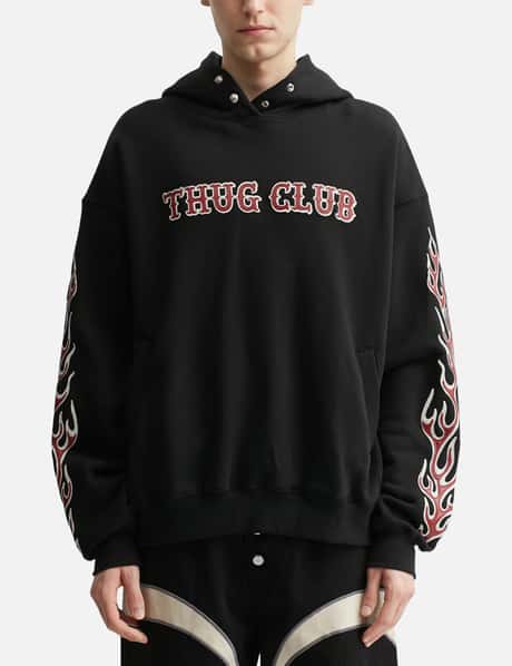 Leather Flame Hoodie view 11
