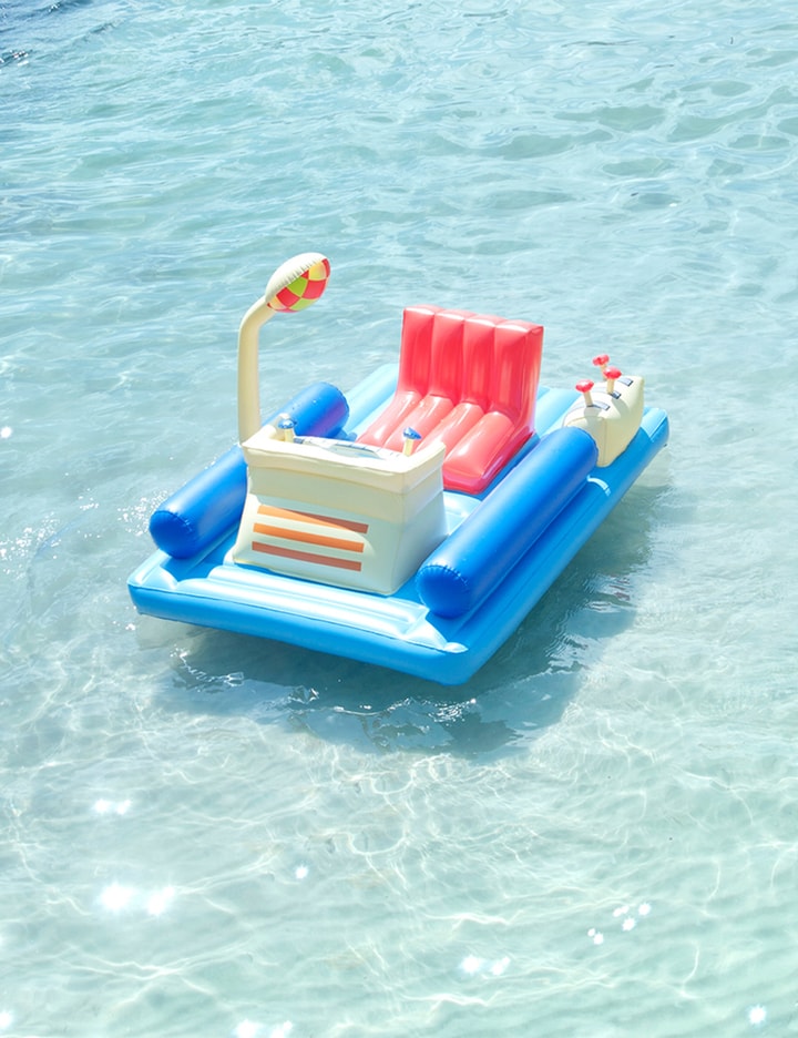 Blue Time Machine Inflatable Floats Placeholder Image