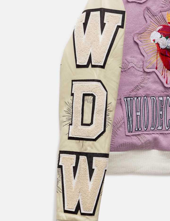 Who Decides War SSENSE Exclusive Pink Namesake Bomber Jacket