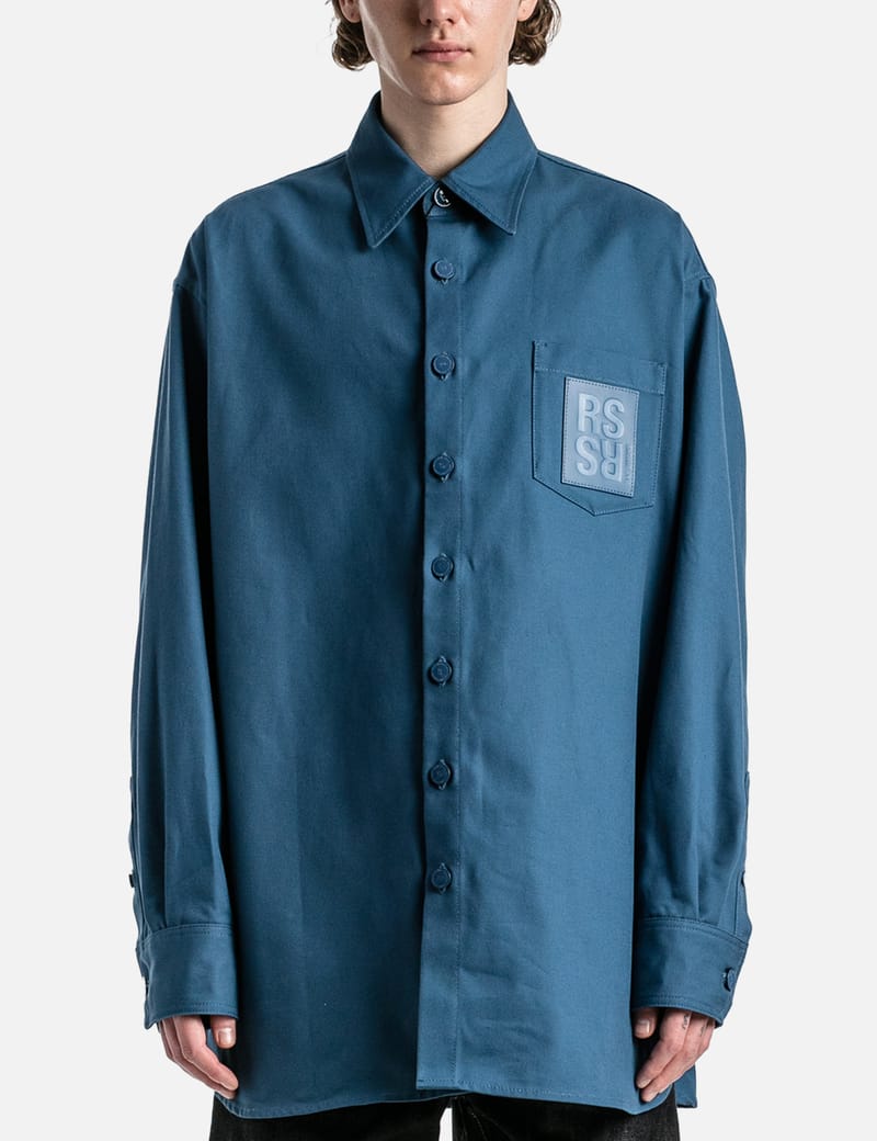RAF SIMONS 美品 21SS SLIM DENIM SHIRT RAF SIMONS 美品 21SS SLIM DENIM SHIRT