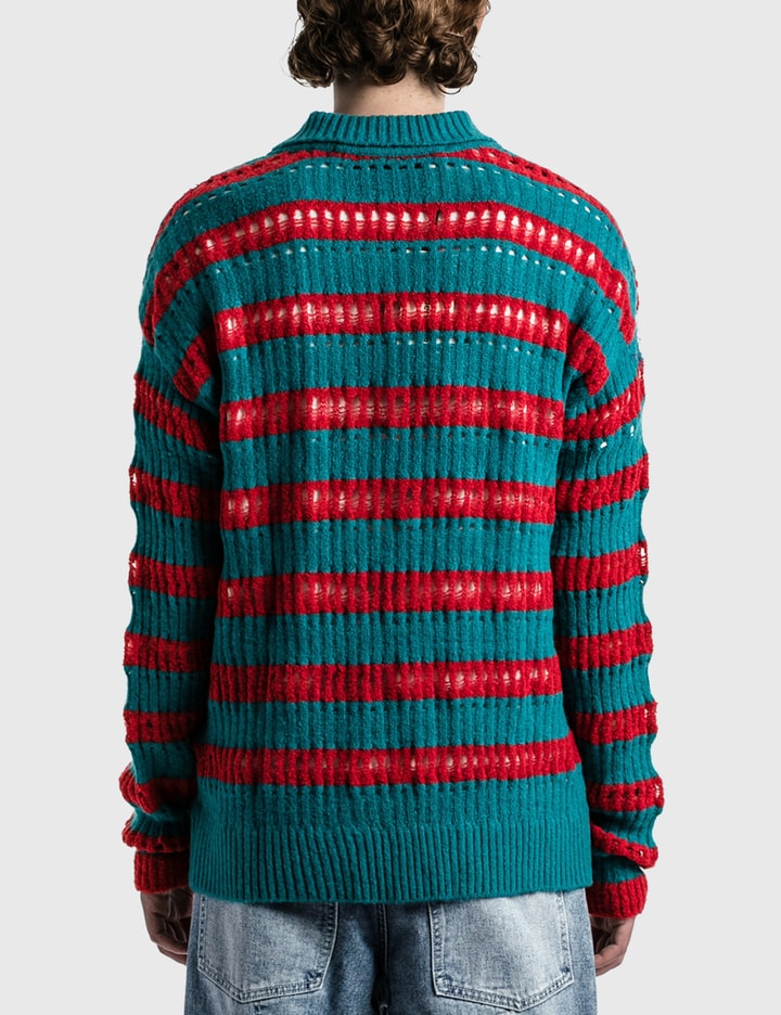 Burble Stripe Polo Sweater Placeholder Image