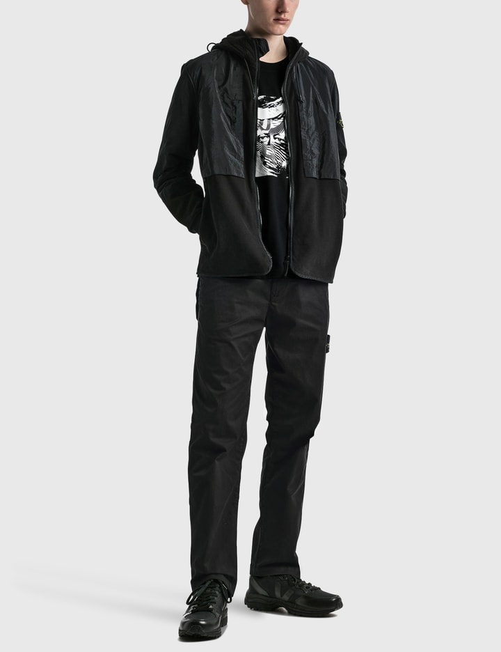 Nylon Metal Panel Zip-Up Hoodie Placeholder Image