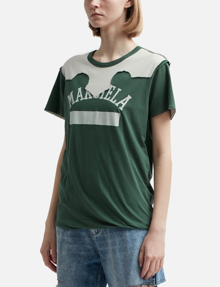 Maison Margiela Décortiqué T-shirt In Green