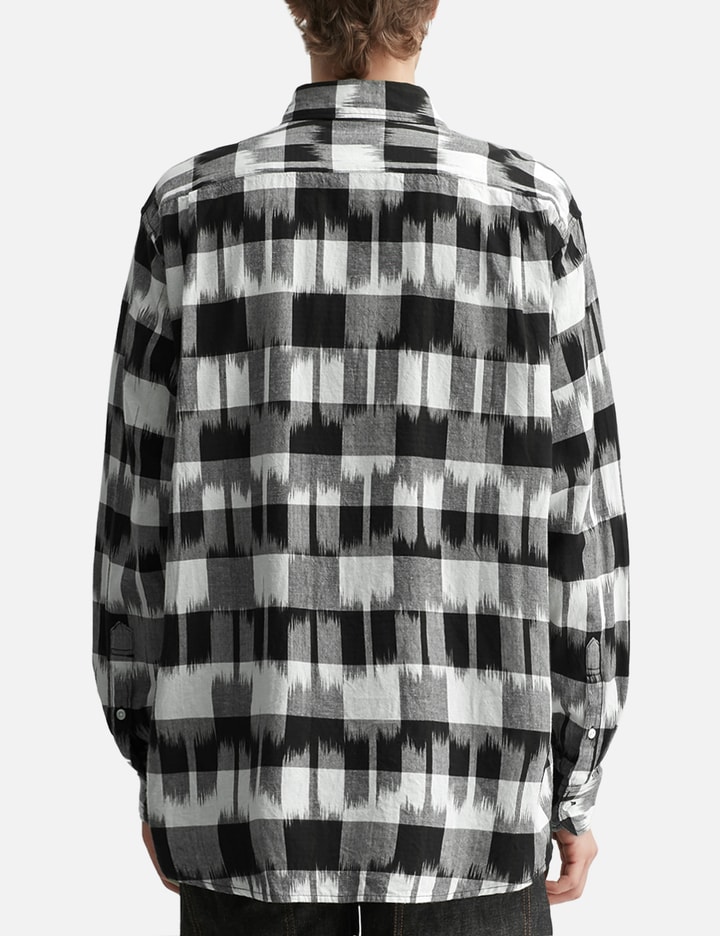 Ikat Check Regular Collar Shirt Placeholder Image