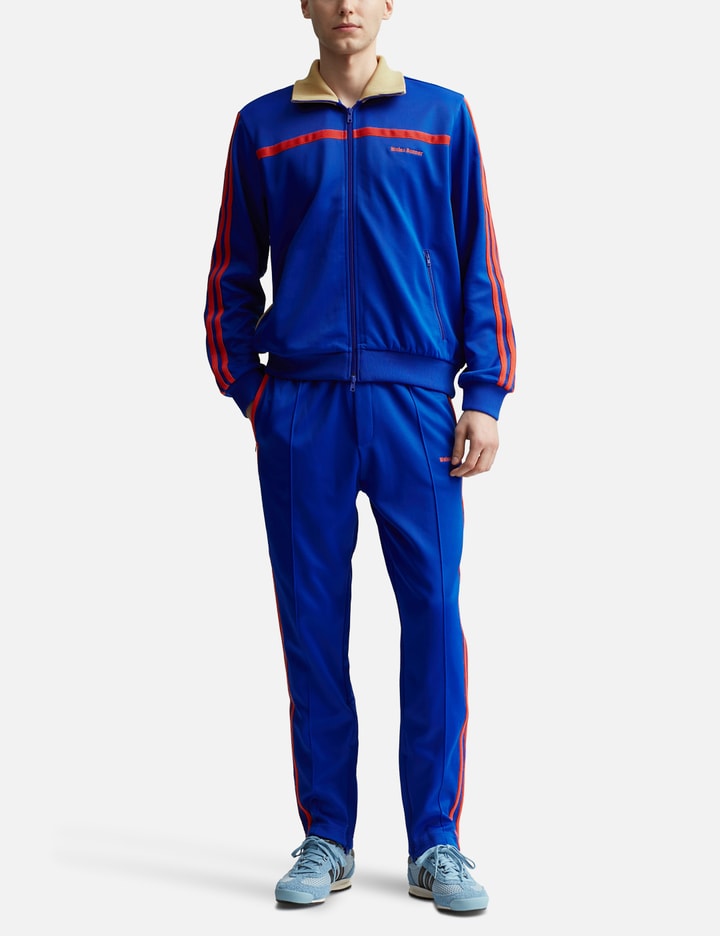 Shop Adidas Originals Wales Bonner Stirrup Pants In Blue