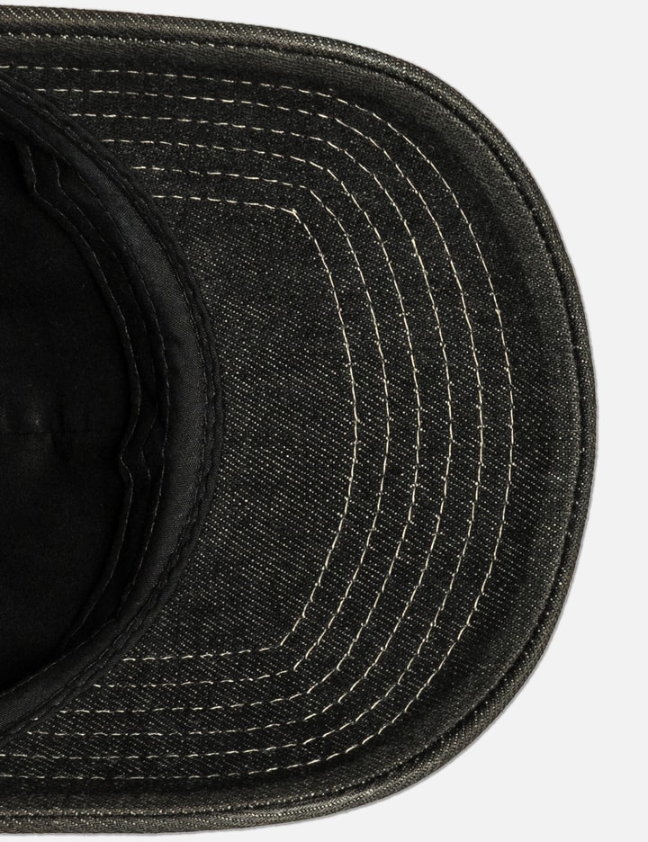 Lmc Washed Denim Gothic Oval 6 Panel Cap
