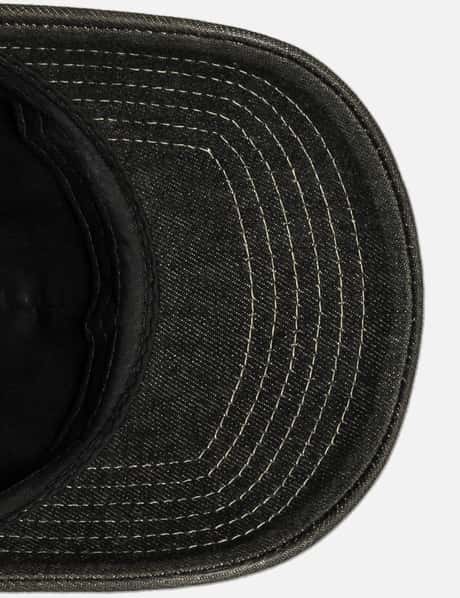 Washed Denim Gothic Oval 6 Panel Cap view 11
