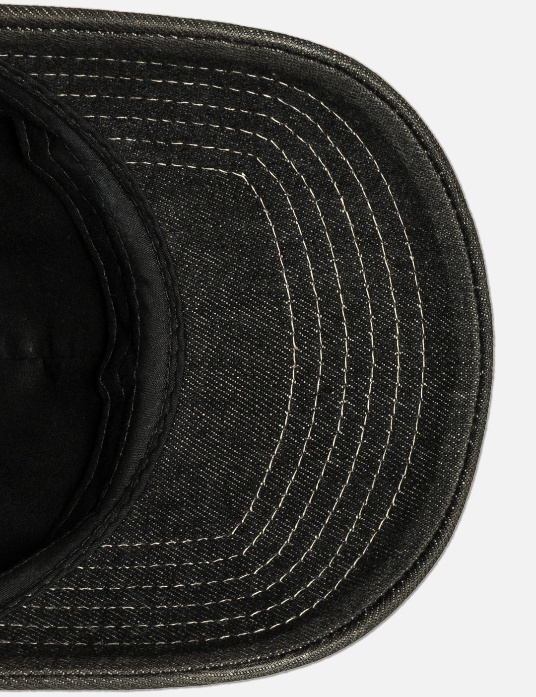 Washed Denim Gothic Oval 6 Panel Cap view 12