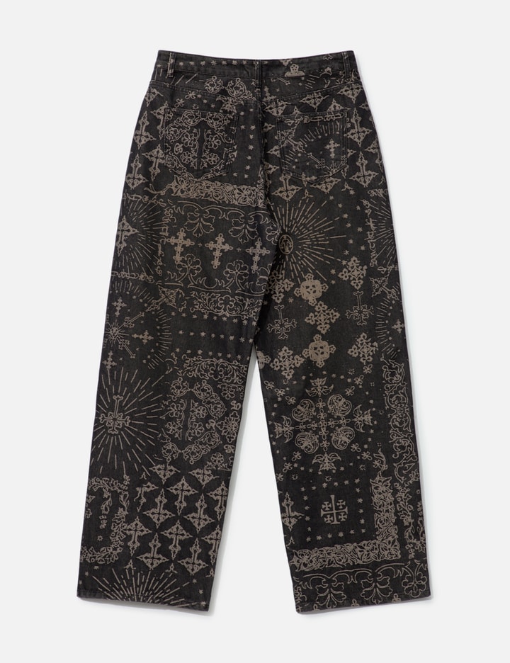Jacquard Denim Pants Placeholder Image