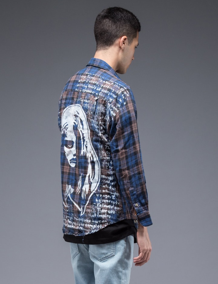 Blue Flannel L/S Shirt Style A (Size S) Placeholder Image