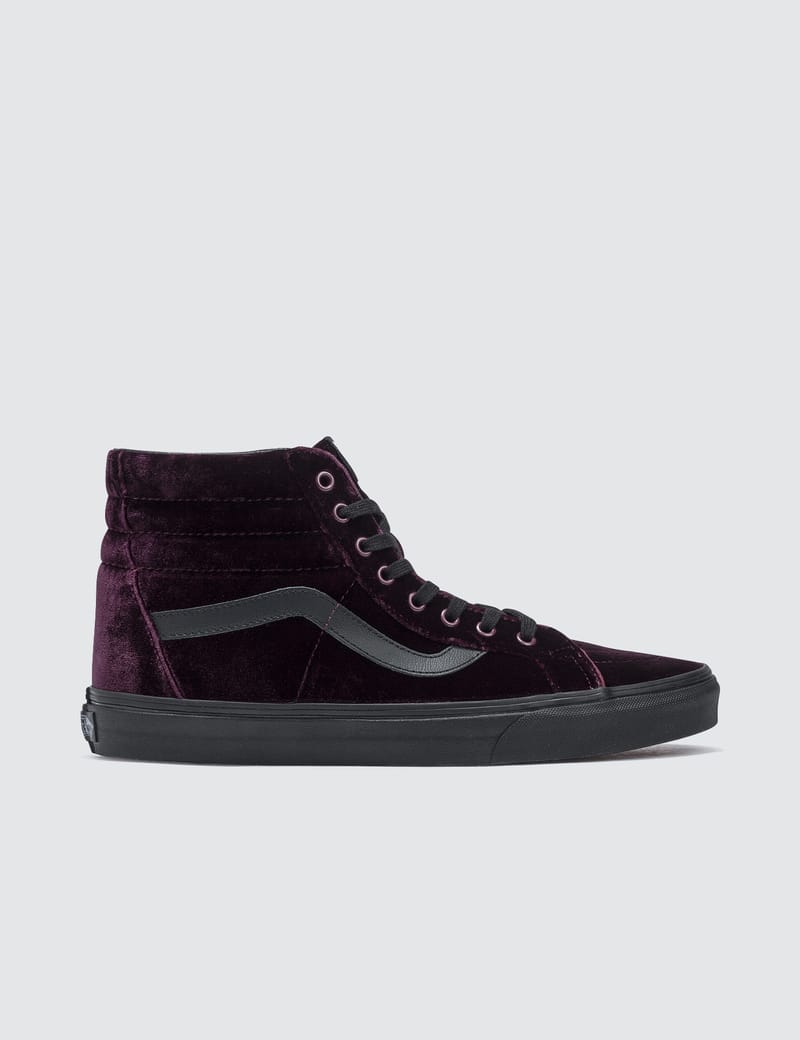 vans sk8 hi purple velvet