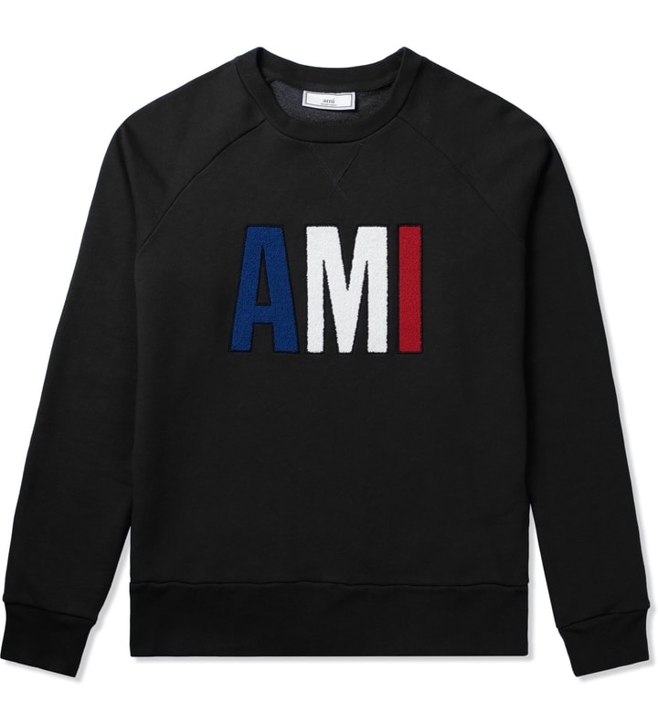 Black “Friend” Crewneck Sweatshirt Placeholder Image