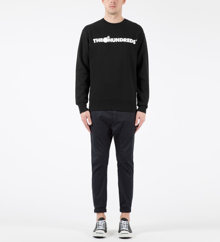 Black Forever Bar Crewneck Sweater Placeholder Image