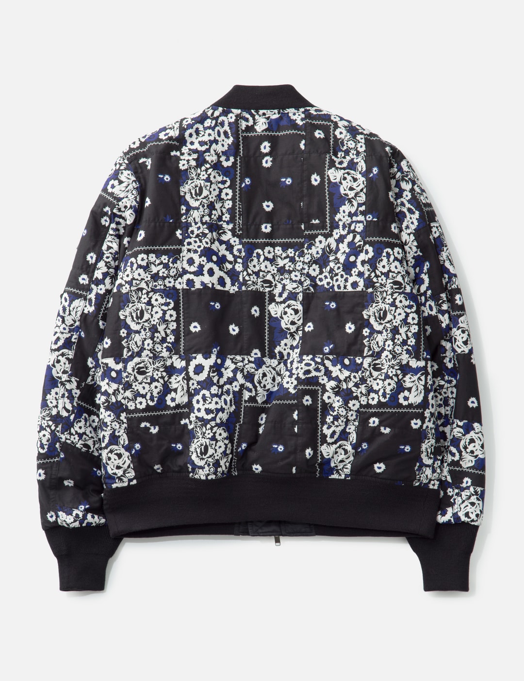 Overdyed Patchwork Bandana Flight Jacket view 9