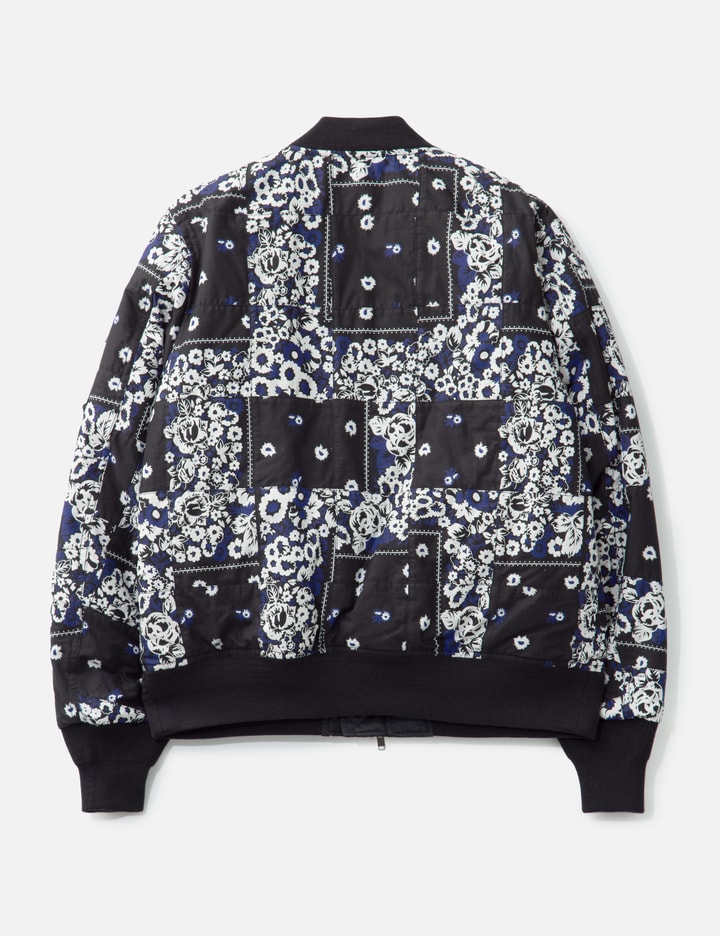 Overdyed Patchwork Bandana Flight Jacket Placeholder Image
