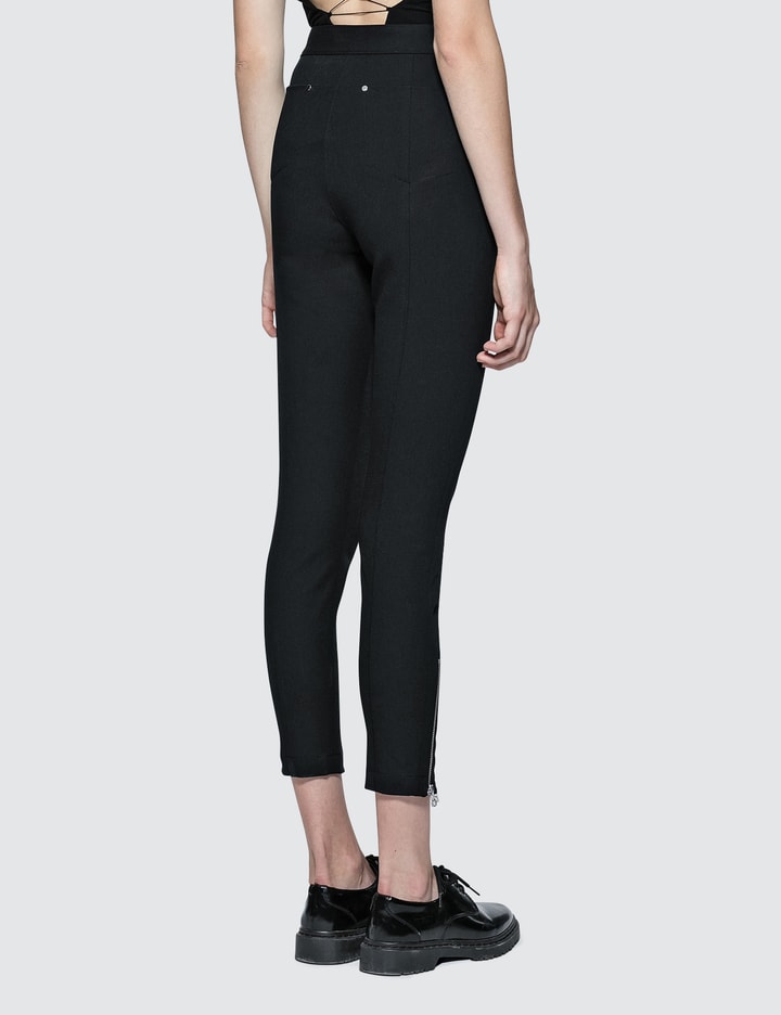 Super Stretch Cotton Pant With Ankle Zippers Placeholder Image