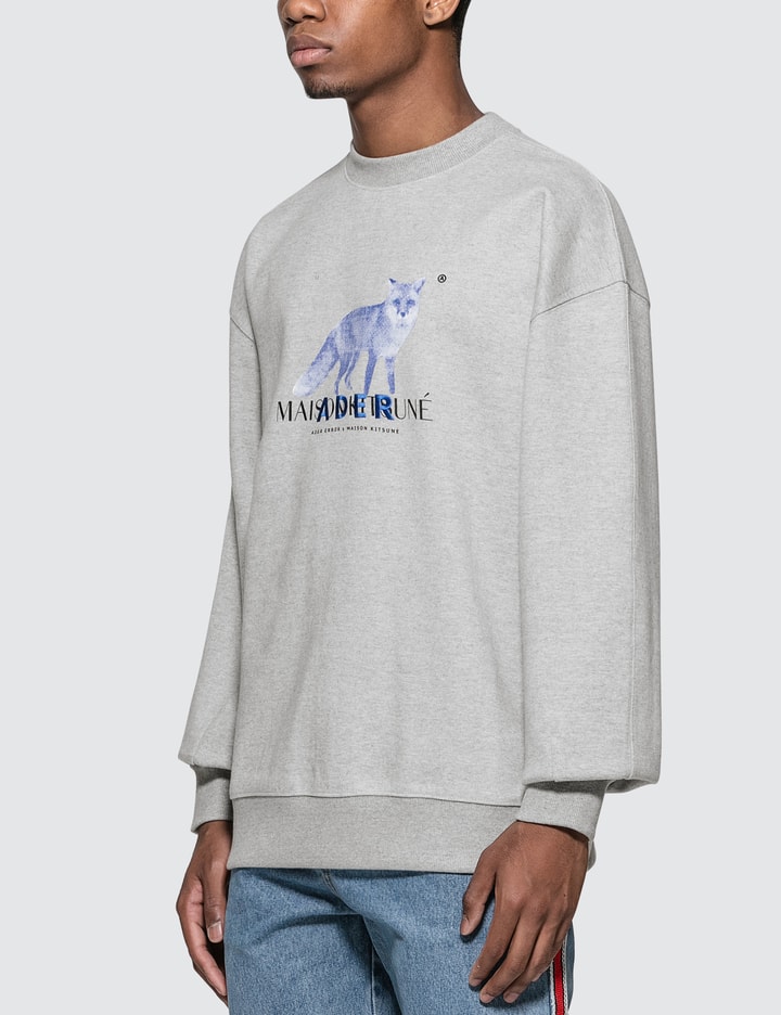 Ader Error x Maison Kitsune Bitmap Fox Sweatshirt Placeholder Image