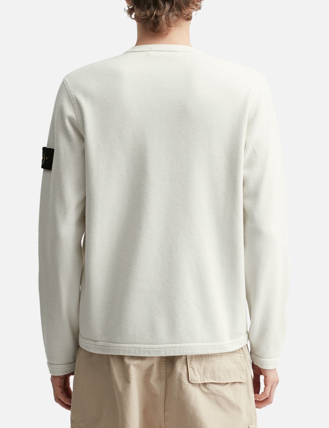 Mesh Stitch Organic Cotton Fleece view 13