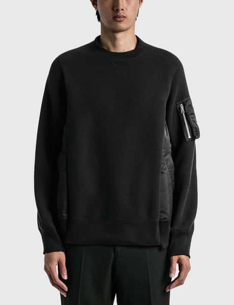 Sacai - スポンジスウェット MA-1 プルオーバー | HBX - ハイプ 