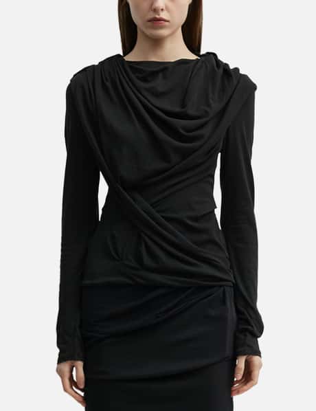 Long Sleeves Twist Top view 10