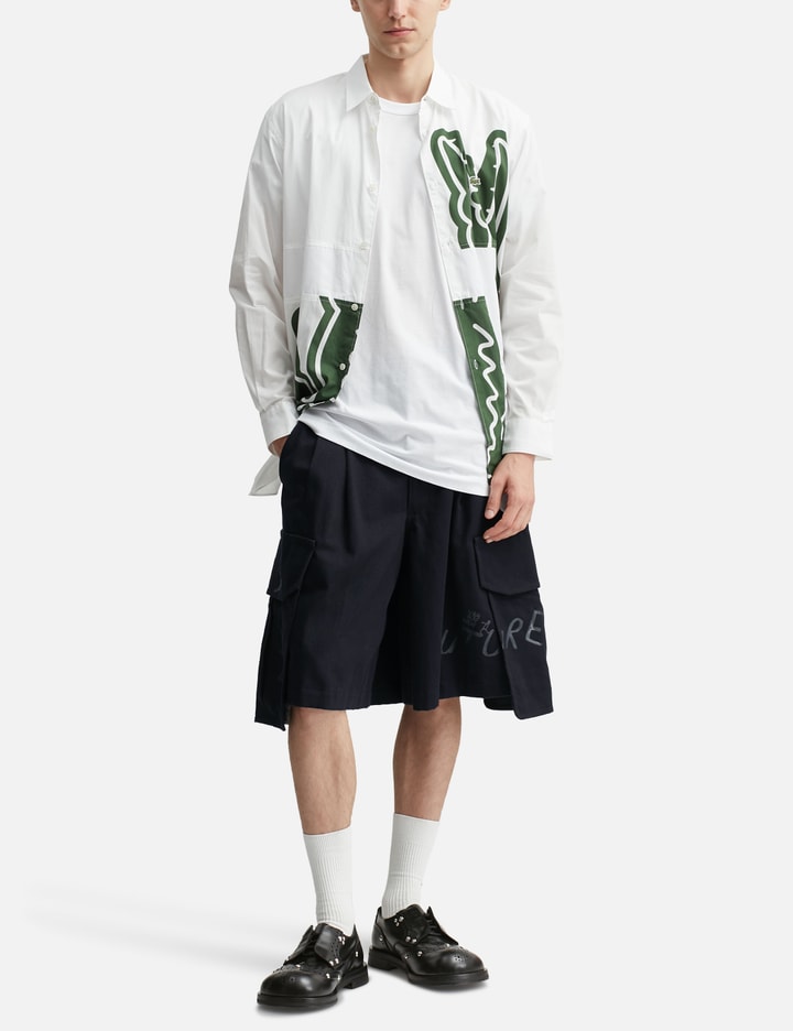 CDG Shirt Now Future Cargo Shorts