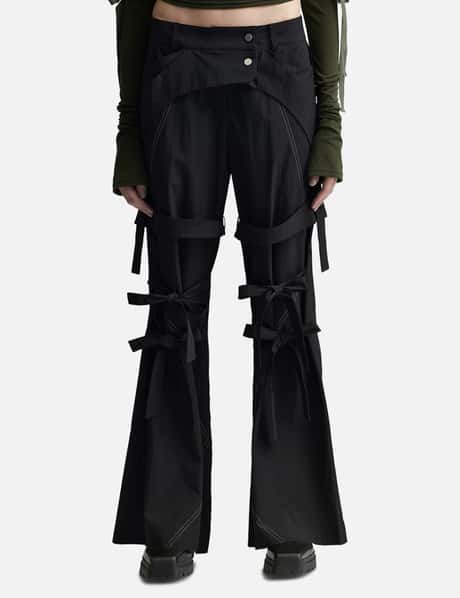 LEEY STRAP STITCH BOOTS CUT PANTS