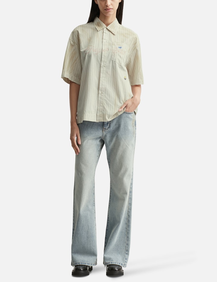 Light Blue Flared Fit Denim Placeholder Image