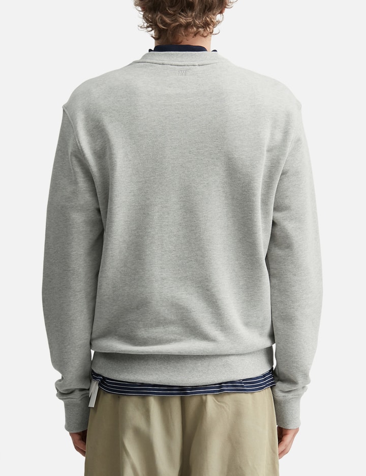 Ami Cotton Knitted Ami De Coeur Sweatshirt