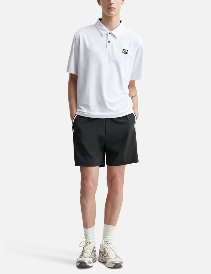 Malbon Golf Malbon Performance Mesh Paneled Polo