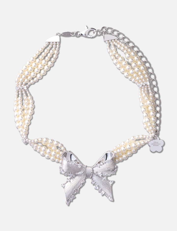 YVMIN SHUSHU/TONG × YVMIN Bowknot Beaded Necklace