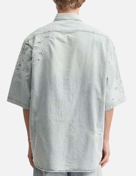 Mended Denim Shirt view 12