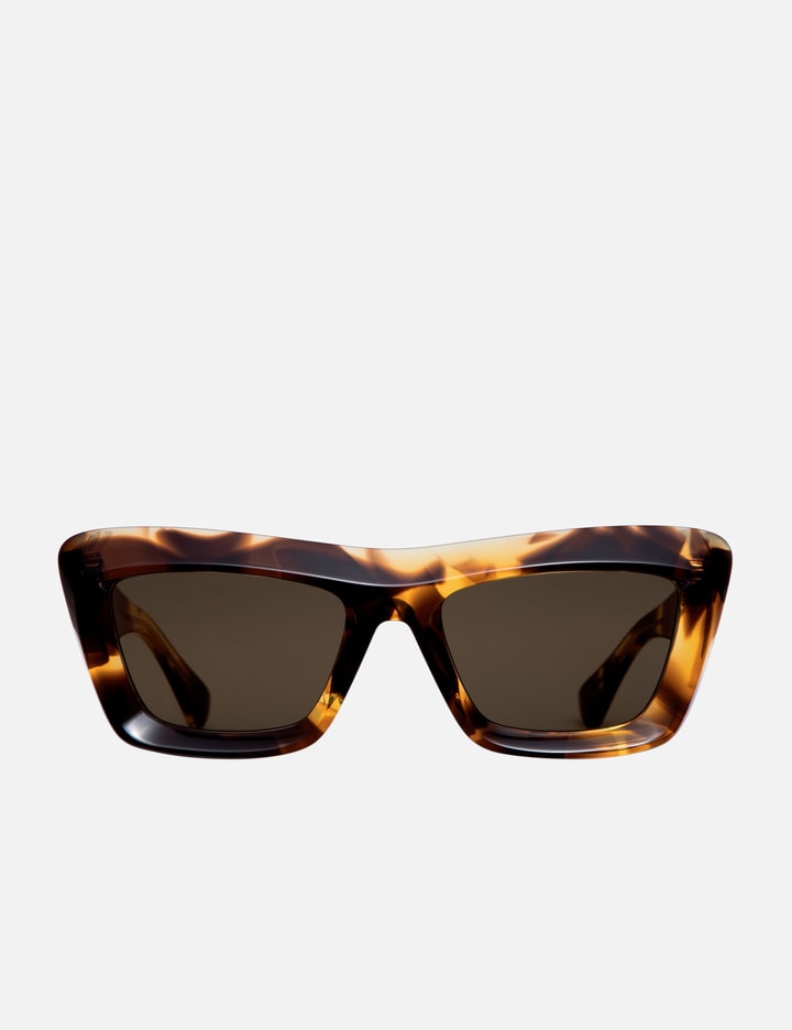 Bottega Veneta Classic Cat Eye Sunglasses In Metallic