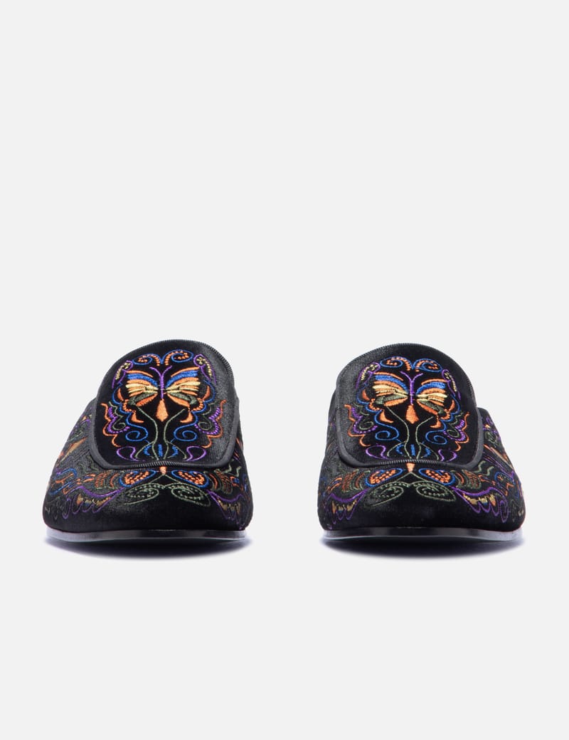 Needles n*o様 needles Velvet Mule Papillon Embroi - Velvet Mule | HBX