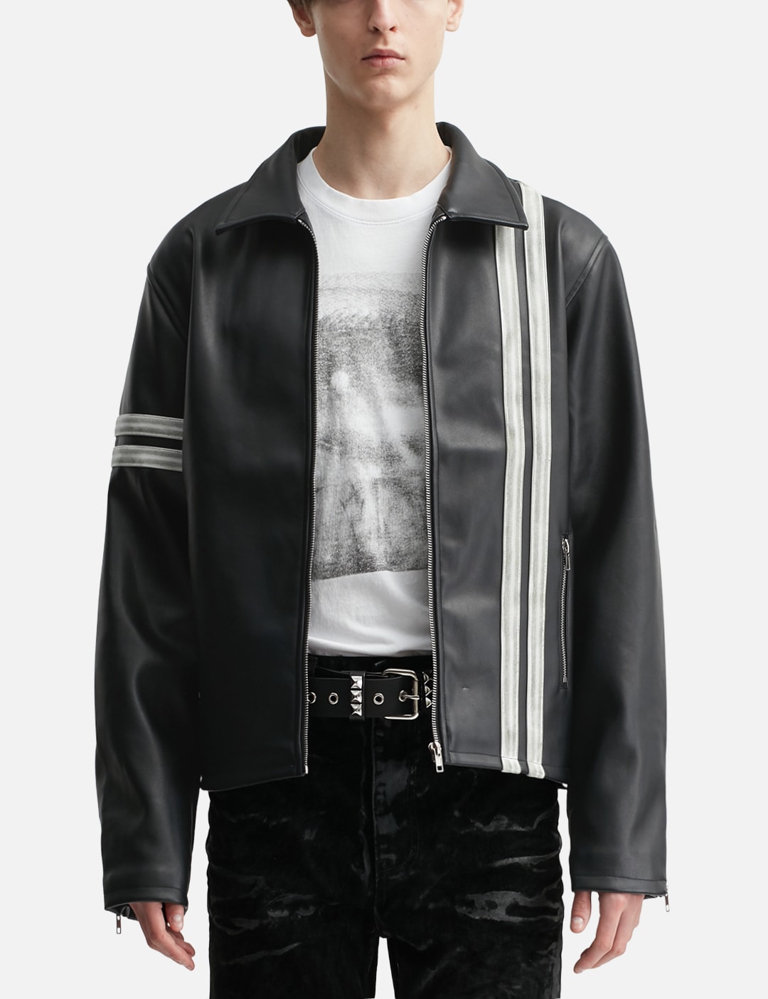 Customs Leather Jacket view 11