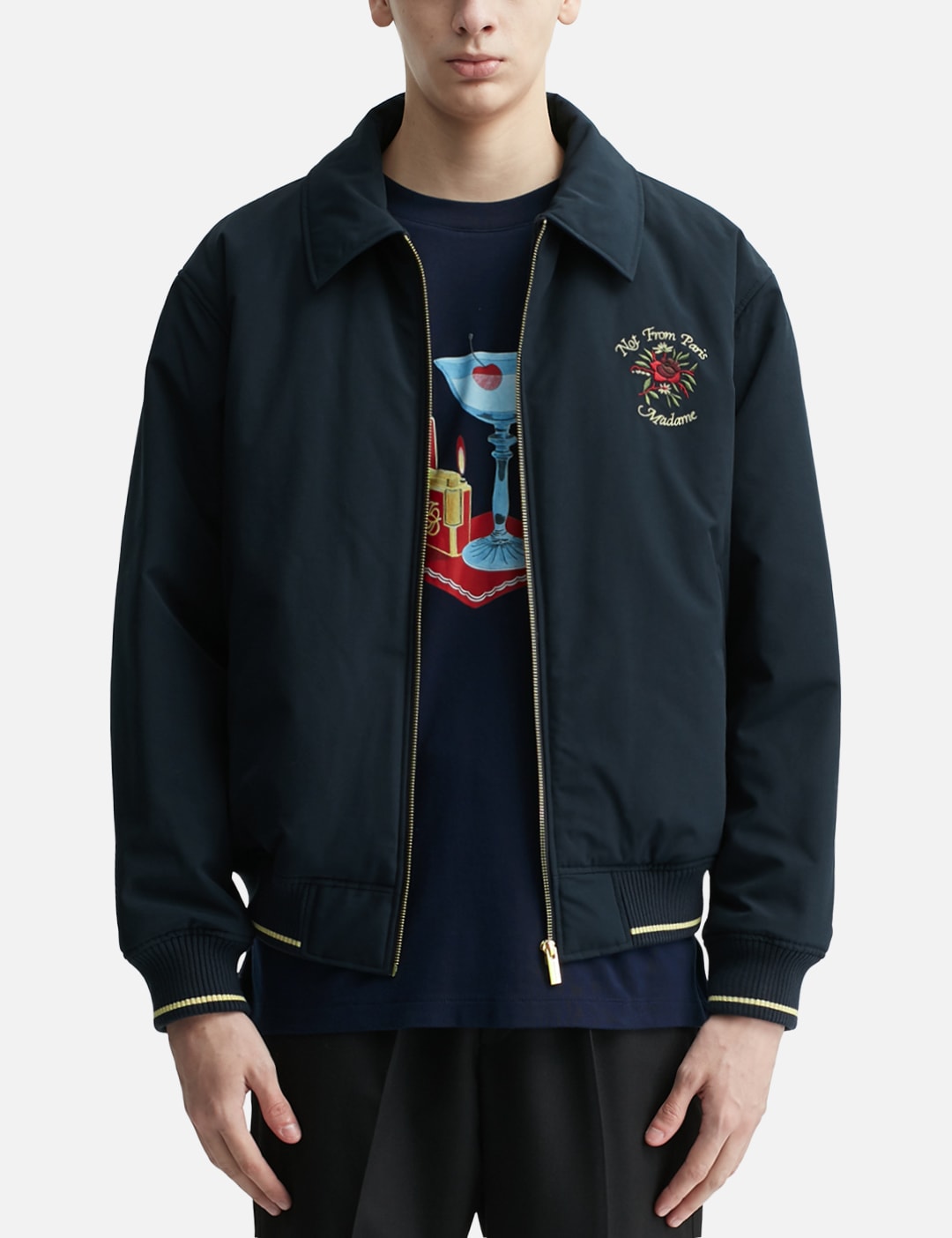 Bomber Slogan Rose view 18