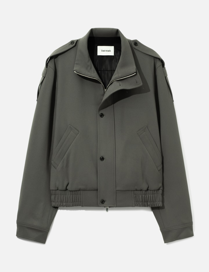 Tonywack Stand Collar Epaulette Blouson