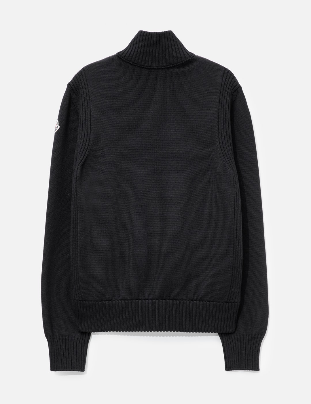 Padded Wool Zip-Up Cardigan view 9