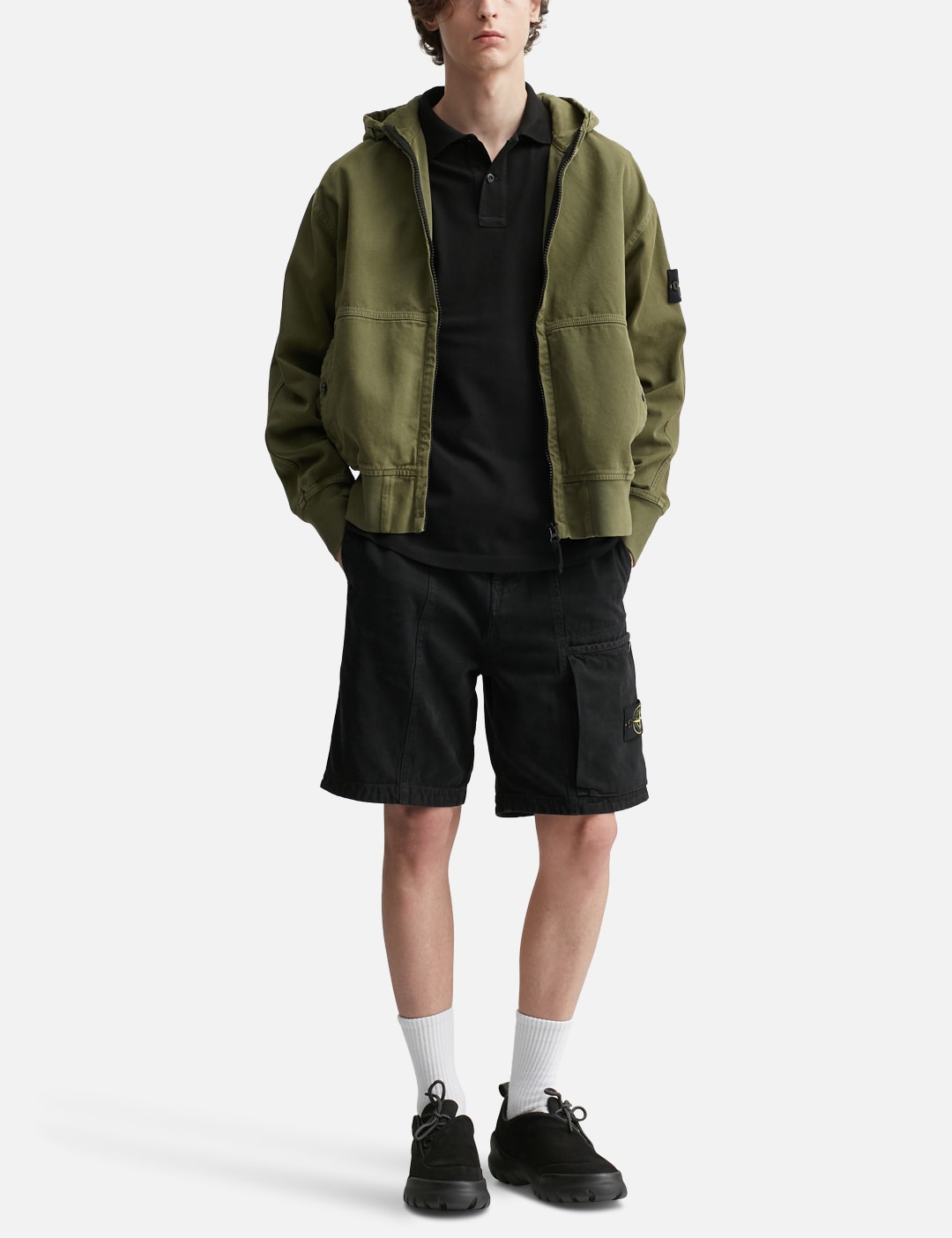 Garment Dyed Panama Zip-Up Hoodie view 20