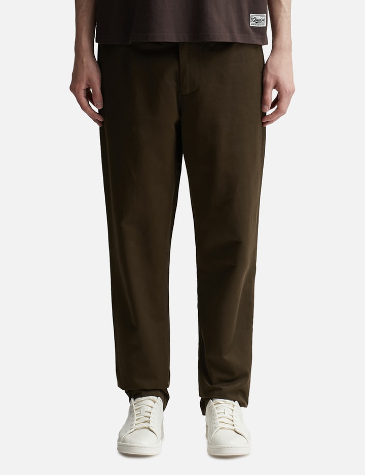 Shop Quiet Golf Badge Pants In Beige