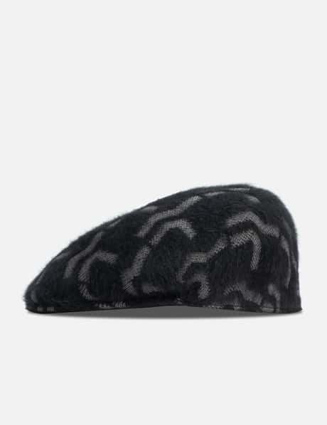 Louis Vuitton Wool Beret Hat Monogram Black Used from Japan