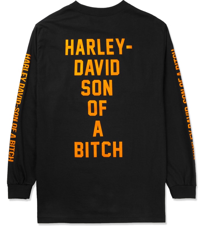 Black Harley David Son of a Bitch L/S T-Shirt Placeholder Image