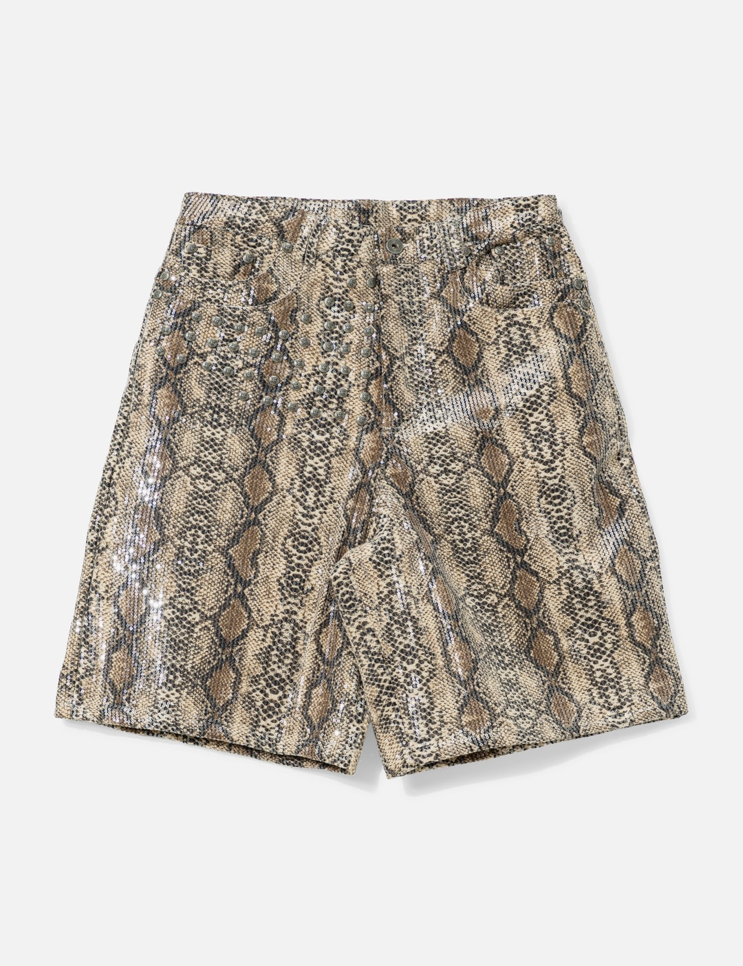 Sequined Studded Jorts view 8
