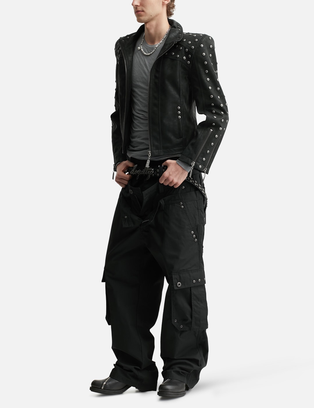 "Jotaro" PU Leather Jacket view 20