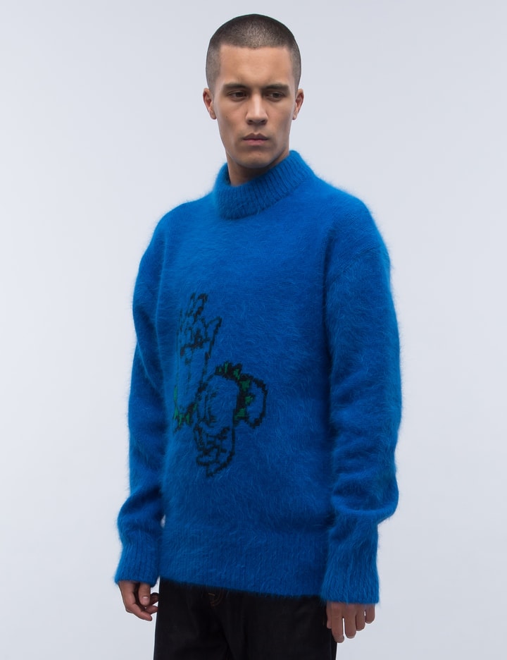 R Angora Knit Sweater Placeholder Image
